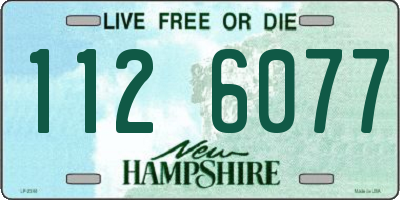NH license plate 1126077