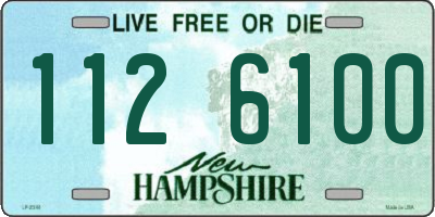 NH license plate 1126100