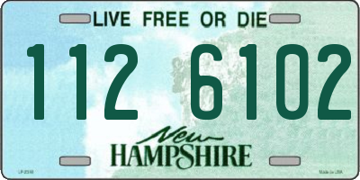 NH license plate 1126102
