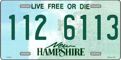 NH license plate 1126113