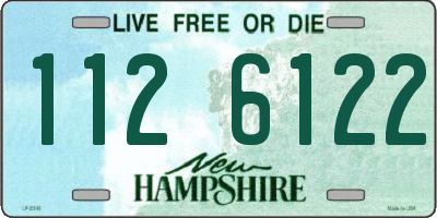 NH license plate 1126122