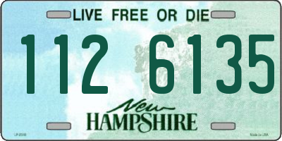 NH license plate 1126135