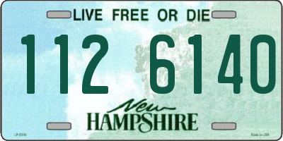 NH license plate 1126140