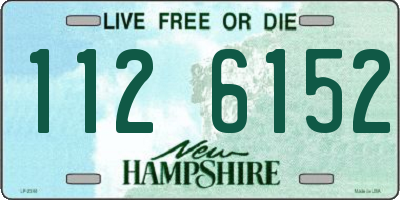 NH license plate 1126152