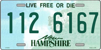 NH license plate 1126167