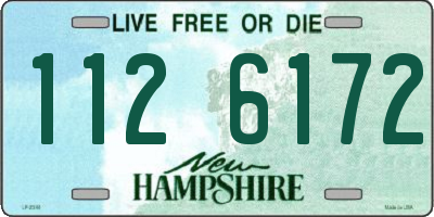 NH license plate 1126172
