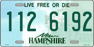 NH license plate 1126192