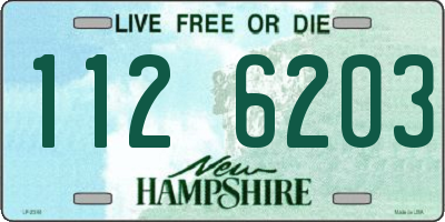 NH license plate 1126203