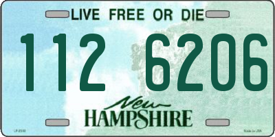NH license plate 1126206