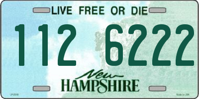 NH license plate 1126222