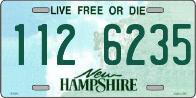 NH license plate 1126235