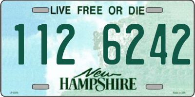 NH license plate 1126242