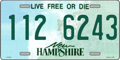 NH license plate 1126243