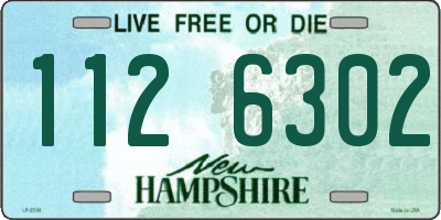 NH license plate 1126302