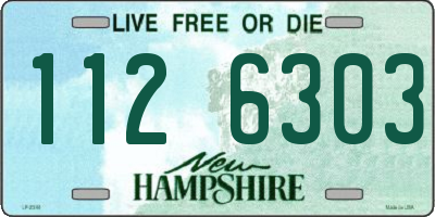 NH license plate 1126303