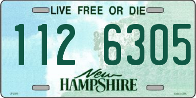 NH license plate 1126305