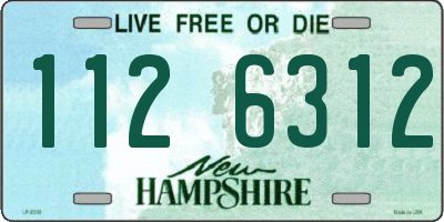 NH license plate 1126312