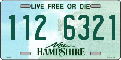 NH license plate 1126321