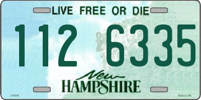 NH license plate 1126335