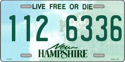 NH license plate 1126336
