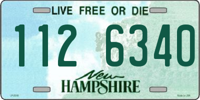 NH license plate 1126340