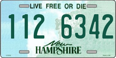 NH license plate 1126342