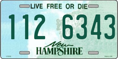 NH license plate 1126343