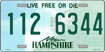 NH license plate 1126344
