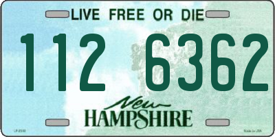 NH license plate 1126362