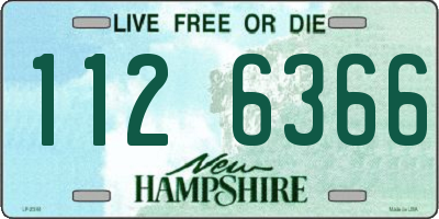 NH license plate 1126366