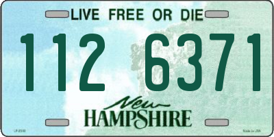 NH license plate 1126371