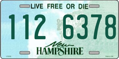 NH license plate 1126378