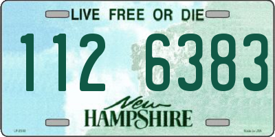 NH license plate 1126383