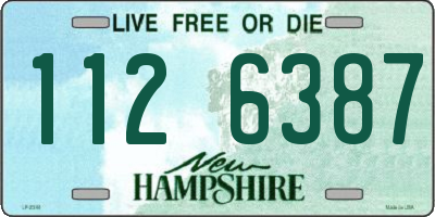 NH license plate 1126387