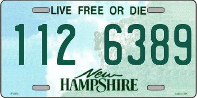 NH license plate 1126389