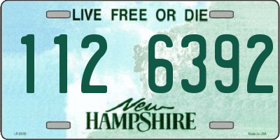 NH license plate 1126392