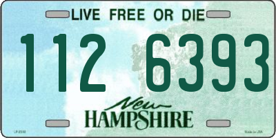 NH license plate 1126393