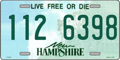 NH license plate 1126398