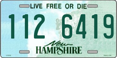 NH license plate 1126419
