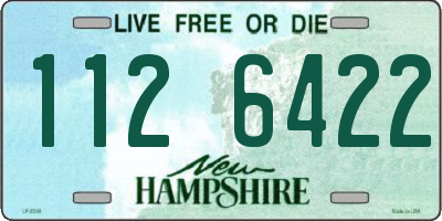 NH license plate 1126422