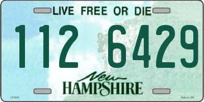 NH license plate 1126429