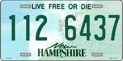 NH license plate 1126437