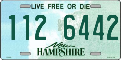 NH license plate 1126442