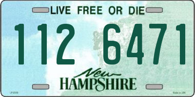NH license plate 1126471