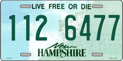 NH license plate 1126477