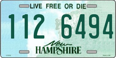 NH license plate 1126494