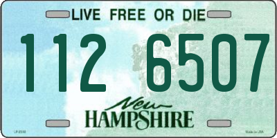 NH license plate 1126507