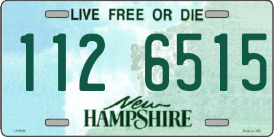NH license plate 1126515