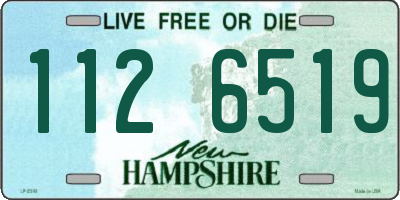 NH license plate 1126519