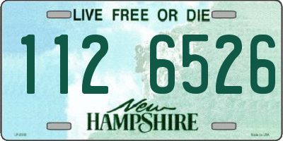 NH license plate 1126526